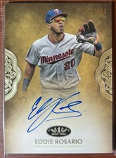 2019 Topps Tier One - Prime Performers Autographs Eddie Rosario #PPA-ERO /299