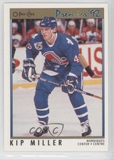 1991-92 O-Pee-Chee Premier Kip Miller #42 0a7