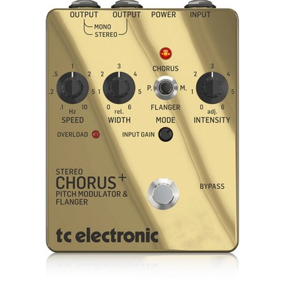 TC Electronic SCF SE Gold Stereo Chorus Flanger Pedal - Special