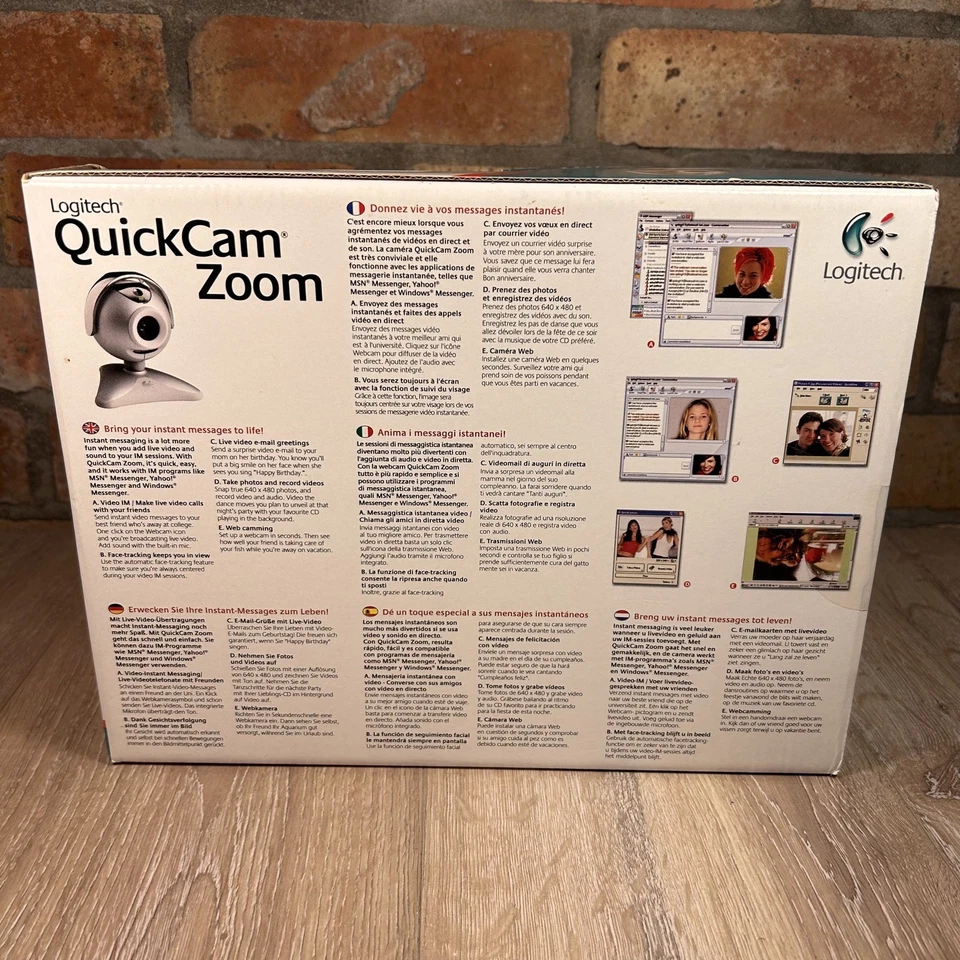 Logitech Webcam QuickCam Zoom 961372-0914 Sealed - Image 3 of 4
