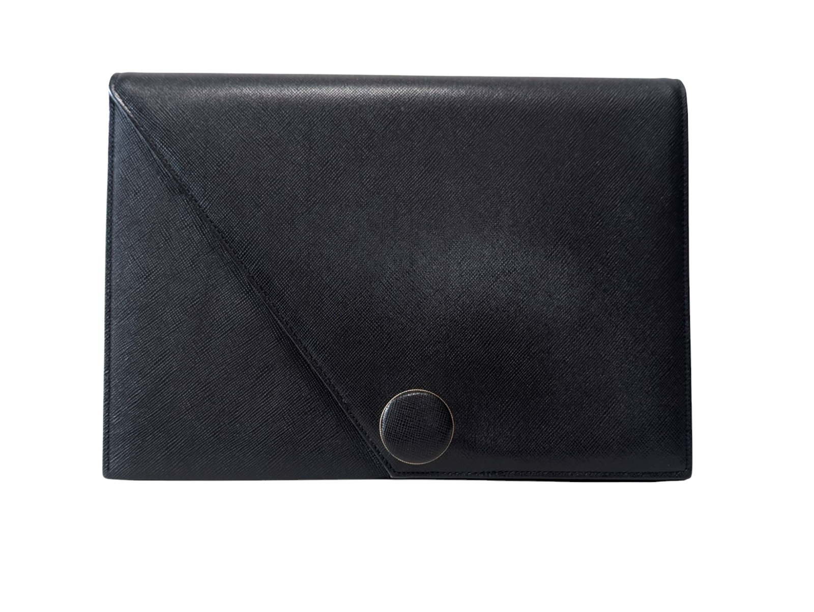 Borsa pochette vintage Yves Saint Laurent in pelle nera YSL autentica