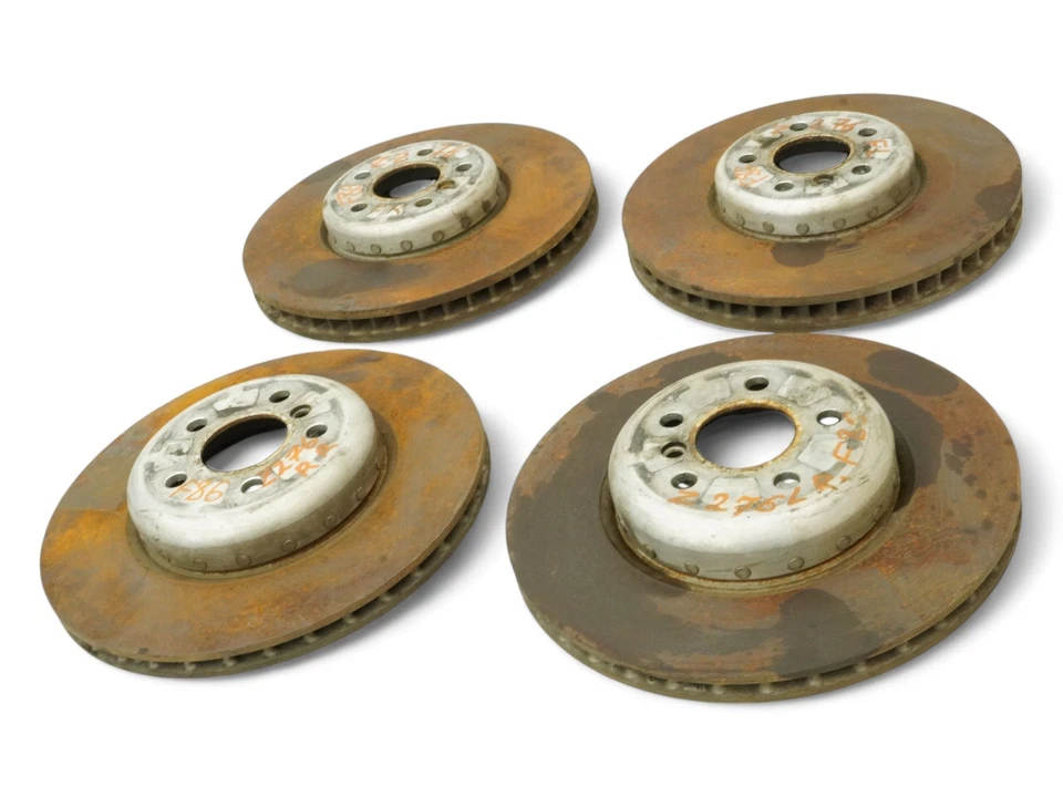 2016 - 2020 BMW 740I G11 G12 BRAKE DISC ROTOR FRONT REAR LEFT RIGHT SET OF 4 OEM Foto 2 de 4