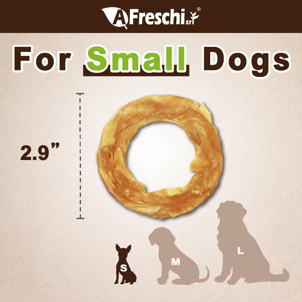 Afreschi Turkey Tendon for Dogs, Dog Treats for Signature Series, All Natural