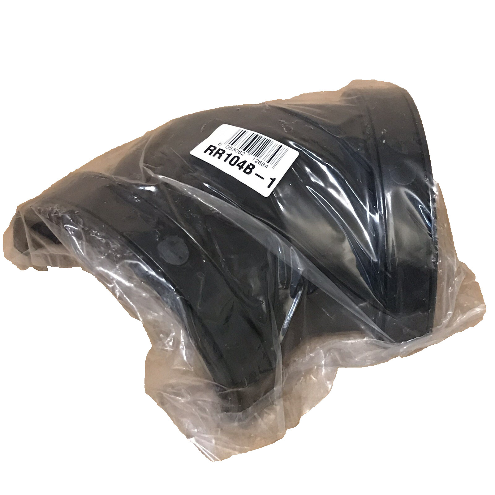 Polypipe 135 Degree Angled Gutter Joint - 112mm RR104B Black