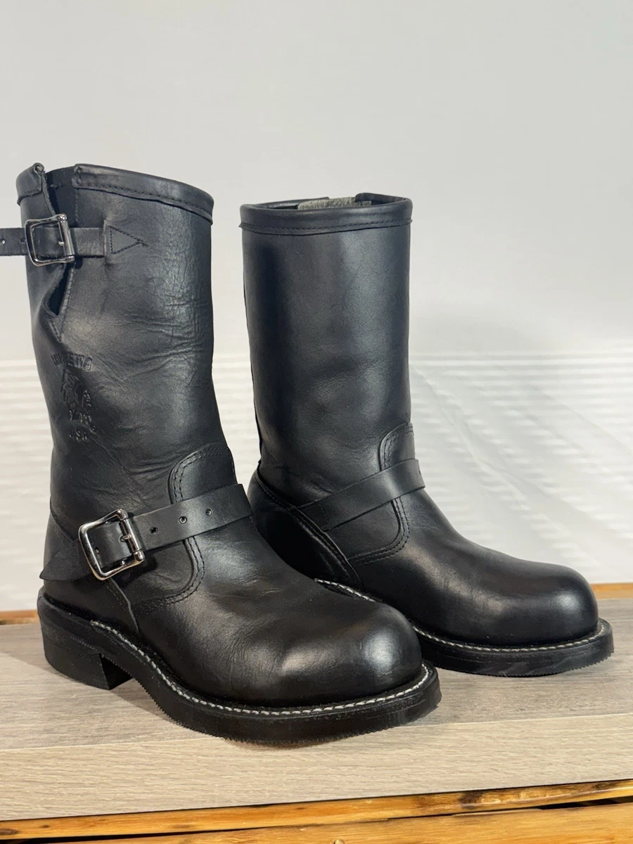 [pt91]茶芯 Chippewa 27863 白タグ 6E チペワ エンジニアブーツ 27863 PT91