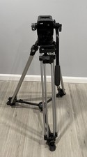 Miller Arrow 25 fluid head with Miller 944 Studio Alu 1-Stage Heavy-Duty tripod