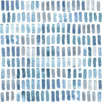Fd26224_Scott_Wohnzimmer _2 Mosaik Pinselstrich Blau Weiss Fine Decor Tapete