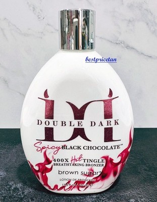 Brown Sugar DOUBLE DARK SPICY BLACK CHOCOLATE 400X Hot Tingle Tanning Lotion
