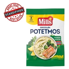 Mills Potetmos Chives - Norwegian Mashed Potatoes - SHIP DIRECTLY FROM NORWAY!