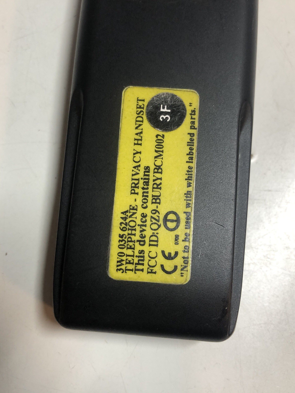 Bentley Bluetooth Handset 3W0035624A OEM
