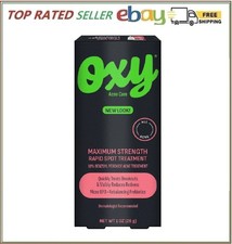 Oxy Rapid Acne Spot Treatment For Face  Body, Maximum Strength 10 Benzoyl Pero