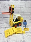 Vintage Playmobil 3506 Forklift Construction Set (w