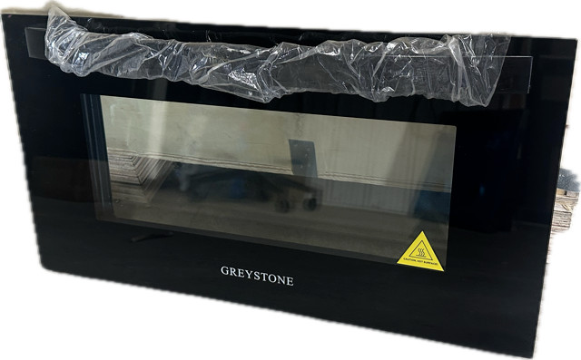 Greystone Glass Oven Door Replacement 21 3/8" x 11 1/2" Black RV/Trailer