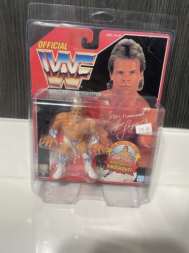 1993 Hasbro Lex Luger WWF WWE Wrestling 4 Figure R...