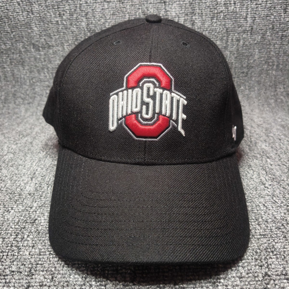 '47 Brand Ohio State Buckeyes NCAA Black Snapback Hat Cap OSFA Z0903