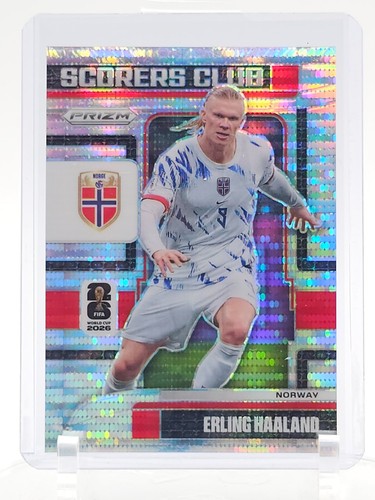 ERLING HAALAND 2026 PRIZM FIFA WORLD CUP SCORERS CLUB PREFERRED #13 A Q8072