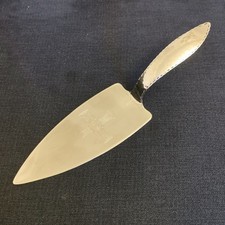 Vintage Keswick School Industrial Arts Staybrite Cake Slice Celtic Cross Motif