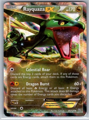RAYQUAZA EX 85/124 POKEMON DRAGONS EXALTED HOLO HP - Image 1 of 4