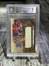 2015-16 UD Black Alex Ovechkin Gold /15 Auto Patch Game Used TR-A0