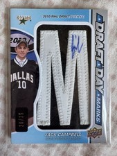 2012-13 SP Game Used Draft Day Marks Jack Campbell Rookie Auto /35 #DDM-JC