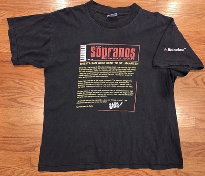 The Sopranos Piano Bar Promo Shirt Y2K Heineken Bada Bing! HBO