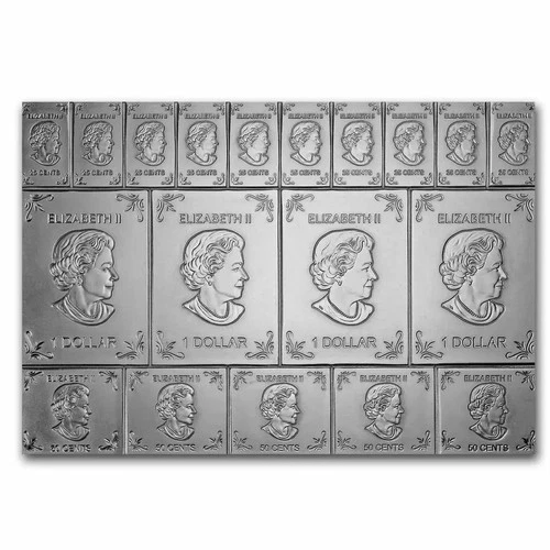 2018 Fractional Maple Leaf Flex 2 Troy oz .9999 Silver Bar Sealed