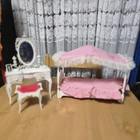 Mattel Barbie Suzy Goose Canopy Bed and Vanity Set with Chair, 1963 Vintage