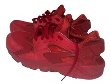 Nike Huarache Run Triple Red Sneakers Athletic Shoes