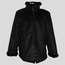 Easy Spirit Womens Short Faux Fur Outerwear W...