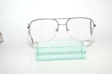 BerDel Sferoflex Aviator Eyeglasses Frames 56[]17 Natural Semi-Rimless Italy