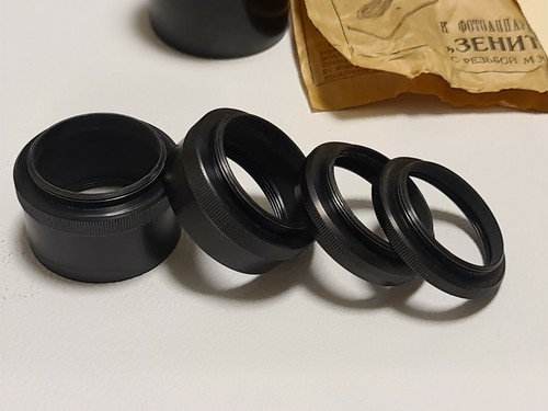 Vintage USSR tool for the camera Soviet Russian Extension rings on camera zenith - Picture 4 of 6