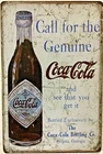 TIN SIGN 8x12 Coke Coca Cola soda bottle vintage bottling company Atlanta Br9b