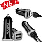 Joyroom 2 Fach USB Auto Ladestecker DUAL USB Car Charger 3.1A Highspeed schwarz