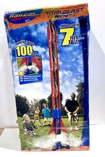 Banzai Titan Blast Hydro powered 7 Foot Tall Rocket Launches Up to 100 Feet