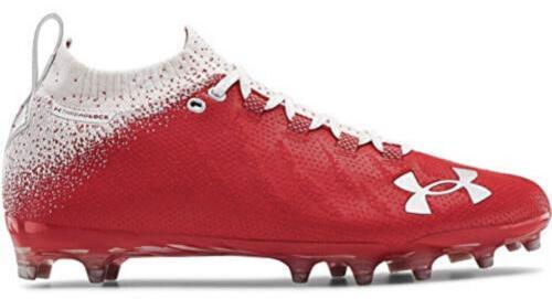 Under Armour Spotlight Lux MC Blue Gold Football Cleats Size 13-15