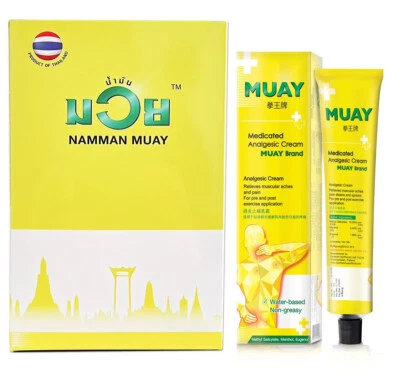 MARKENLOS " Muay Thai Analgesic Creme " Namman - 100g - Massage, Judo, Training, Boxen