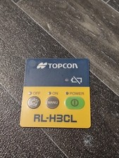 TOPCON RL-H3CL Control Switch Replacement Cover Genuine Inc Vat 
