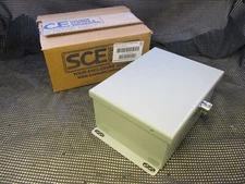 SAGINAW CONTROL SCE-806CHNF CONTINUOUS HINGE JUNCTION ENCLOSURE 8" x 6" x 4"