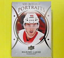 MAXIME LAJOIE  2018-19  UD ROOKIE PORTRAITS  #P57  Ottawa Senators