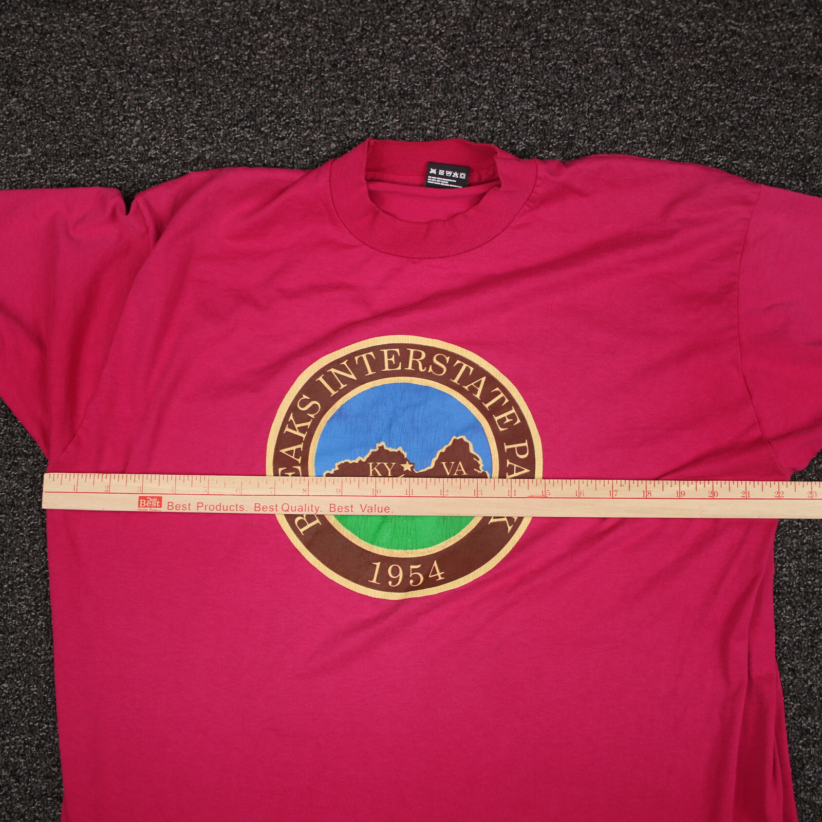 Vintage Breaks Interstate Park Shirt Adult XL Pink Si… Gem