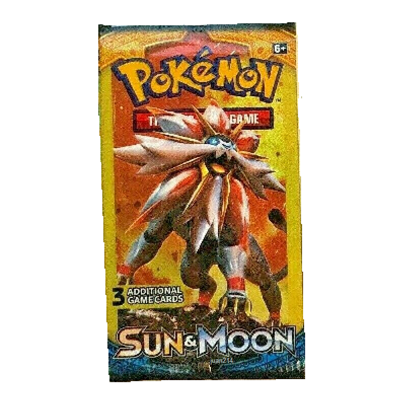 Pokémon TCG: Sun and Moon Booster Pack - 3 Card Pack 820650802027
