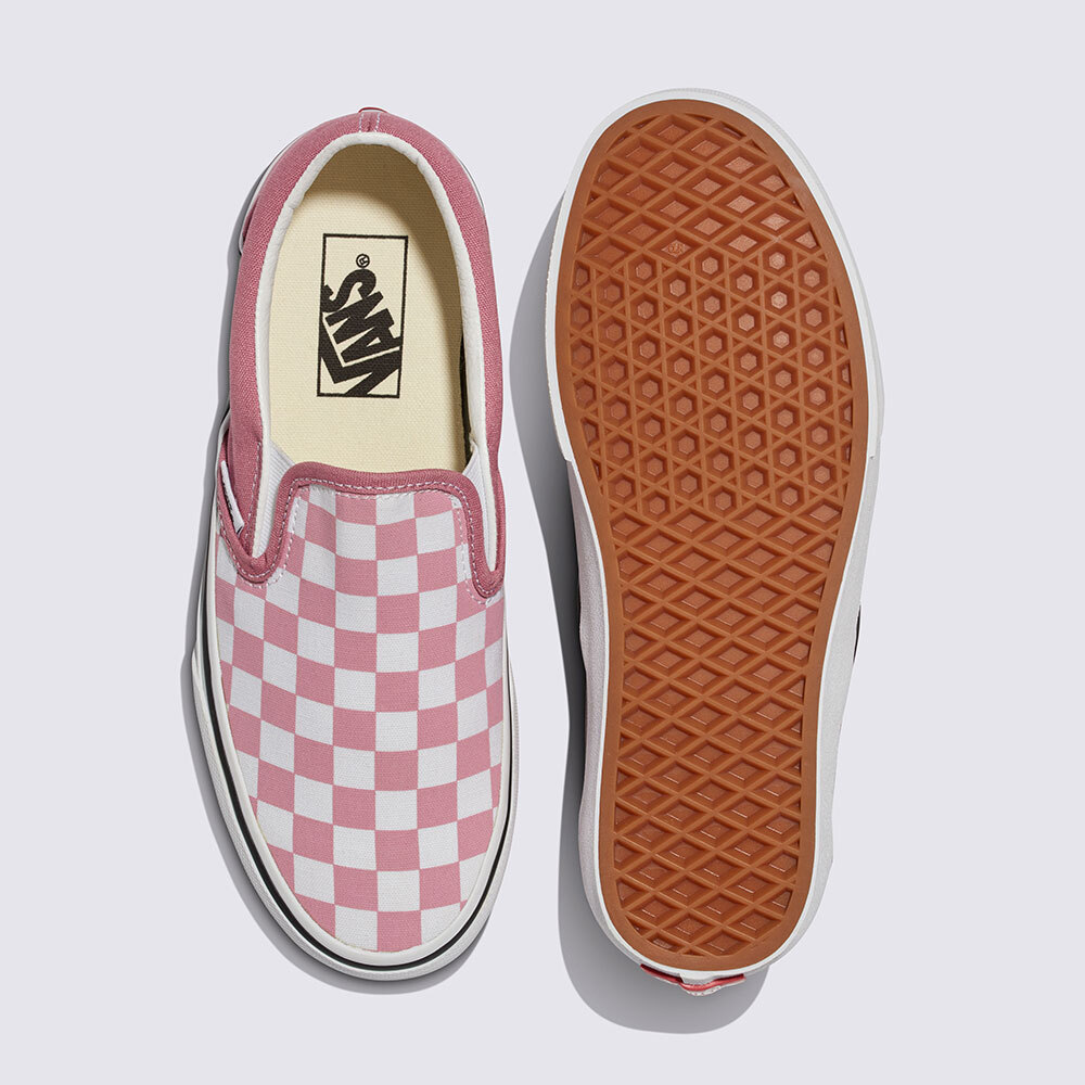 New Vans Classic Slip-On Color Theory Checkerboard Foxglove