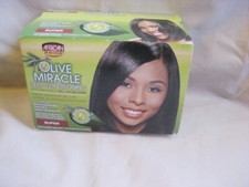 African Pride Olive Miracle Deep Conditioning Relaxer System SUPER