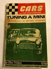 TUNING A SERIES MINI race tune mods manual by Clive Trickey Speed Sport 1966