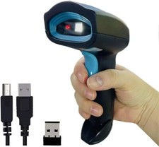 2D QR Code Scanner Wireless, Automatic Barcode Scanner for POS System, 1D PDF...
