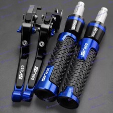 Brake Clutch Levers Handlebar Hand Grips End For SUZUKI SV650 SV650S 1999-2009