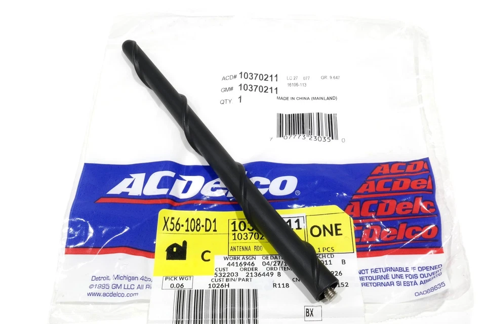Nuevo mástil de antena de radio GM 07-17 OEM 07-17 Buick Chevrolet GMC Pontiac Saturn 10370211 Foto 4 de 4