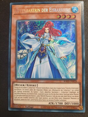 Yu-Gi-Oh! RA03-DE028 Offenbarerin der Eisbarriere Secret Rare NM 1st