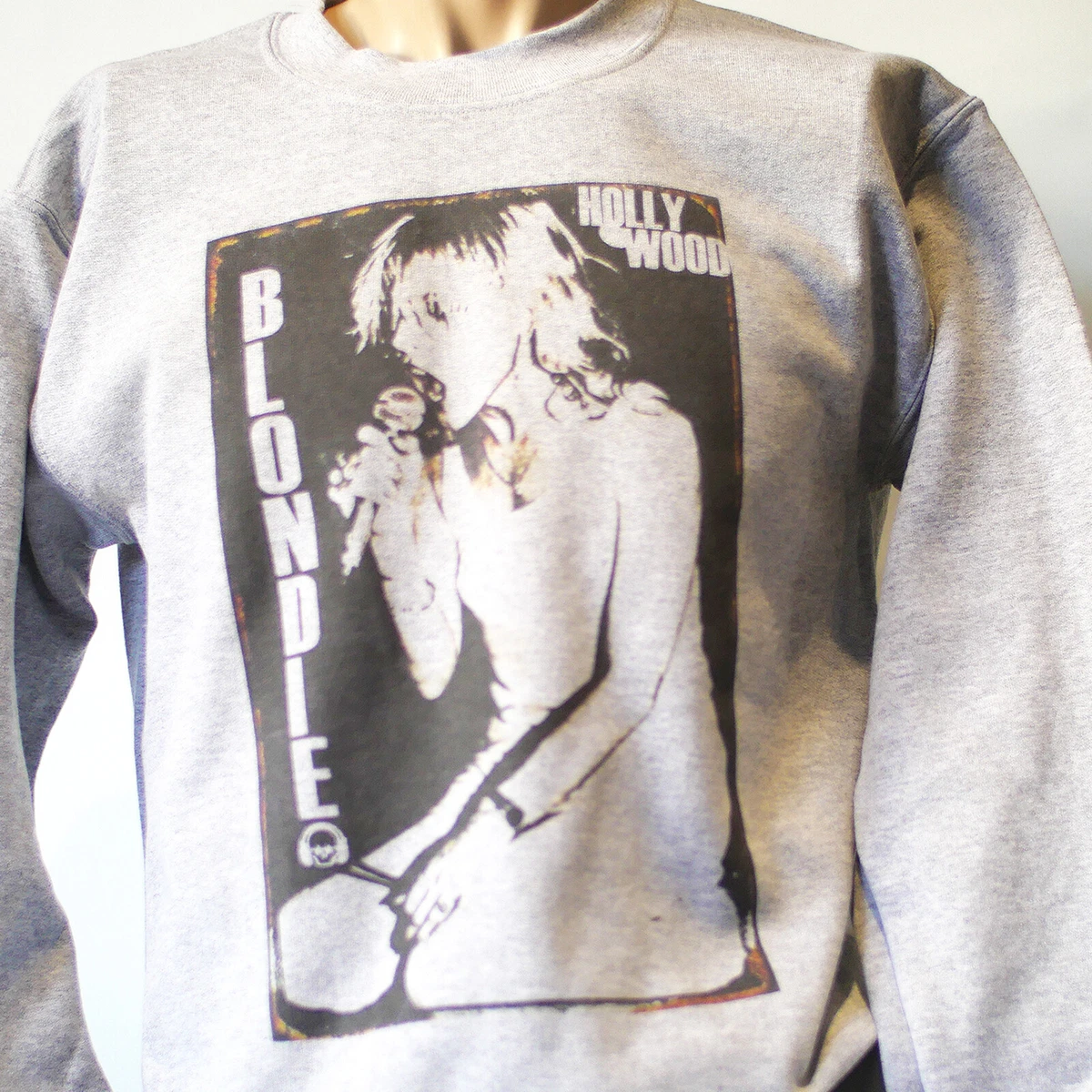 Blondie Punk Rock Sweatshirt Jumper Unisex Grey S 3XL eBay