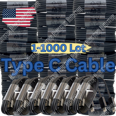 USB Type C Fast Charging Cable For Samsung Galaxy S8 S9 S10 Plus Note 8 9 LG Lot